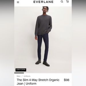 Everlane | uniform slim 4-way stretch jean 👖